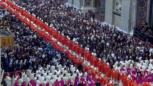 'Video thumbnail for Cardinals attend mass before conclave to choose new pope'
