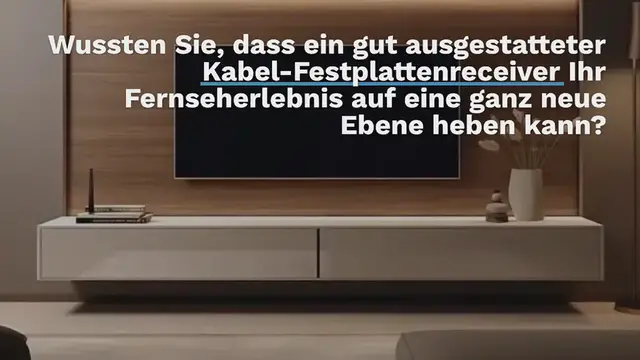 Video thumbnail for Kabel Festplattenreceiver Test 2024