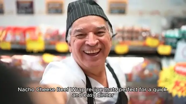 Video thumbnail for Nacho Cheese Beef Wrap recipe