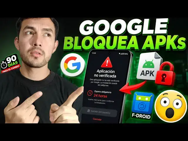 Video thumbnail for 🚨 EL FIN DE ANDROID: Google BLOQUEA los APKs en 90 días (La verdad oculta)