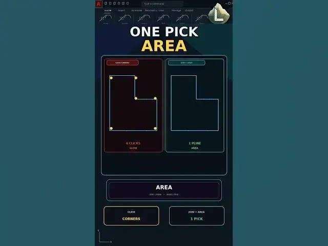 Video thumbnail for Find Area in AutoCAD with AREA