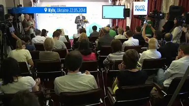 'Video thumbnail for Ukraine claims 'Russian trace' possible in assassination of politician Andriy Parubiy'