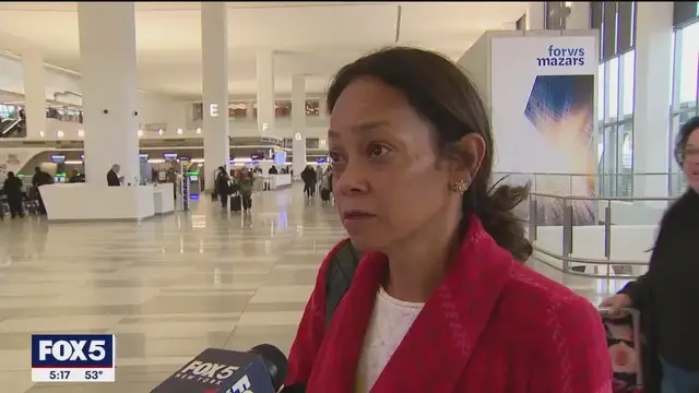 'Video thumbnail for Air traffic controllers work without pay as shutdown drags on'