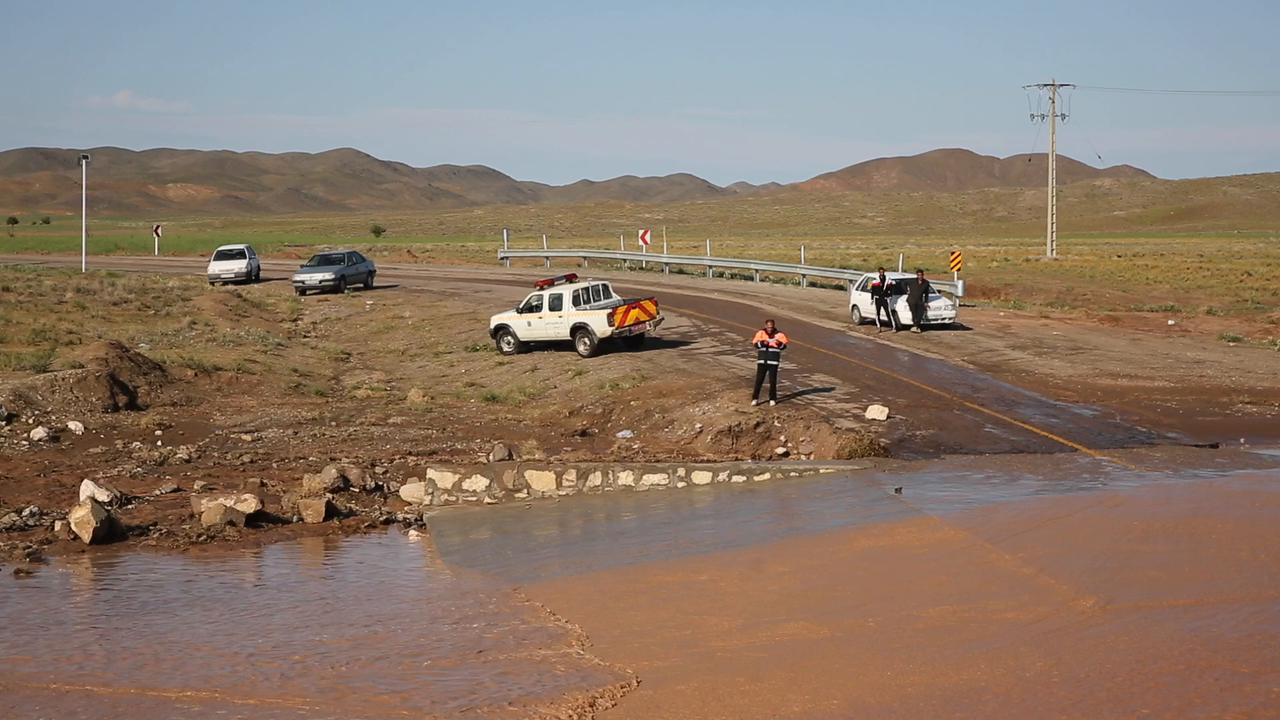 Video thumbnail for Iran: Flooding Disrupts Neyshabur Kashmar Road 3.
