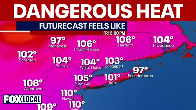 Video thumbnail for NYC hits 100°: Electric grid strained as temps hit triple digits