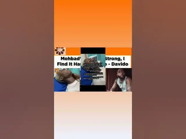 Video thumbnail for Mohbad's Spirit Is Strong, I Find It Hard To Sleep - Davido ~ OsazuwaAkonedo