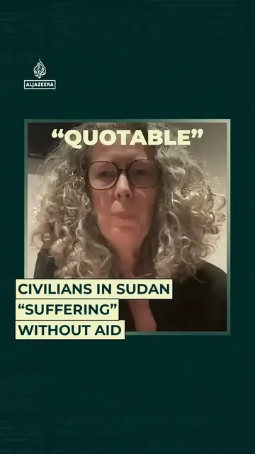 'Video thumbnail for Civilians in Sudan "suffering" without aid'
