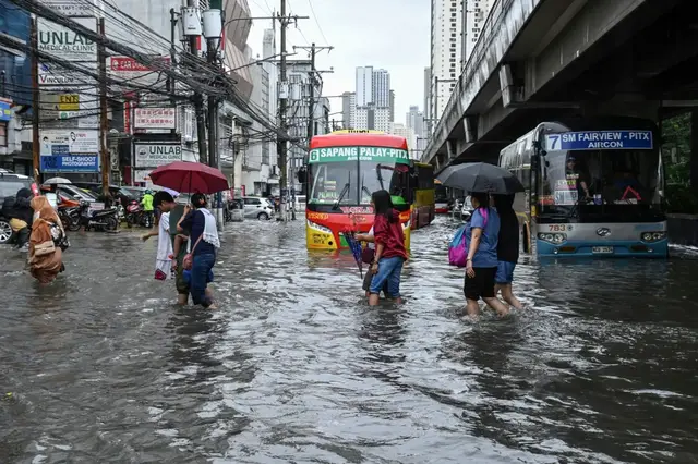 Video thumbnail for Philippines floods: Dozens dead after two weeks of heavy rain