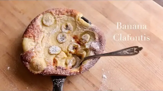 'Video thumbnail for Banana Clafoutis'
