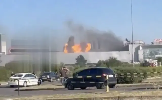 Video thumbnail for Drone strike on Ukraine shopping centre kills six, injures 103