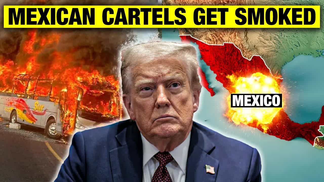 Video thumbnail for Business Basics: cartel boss el mencho's takedown sparks war in mexico