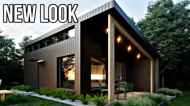 Video thumbnail for kerry tarnow: blend projects nailed it! modern prefab home tour