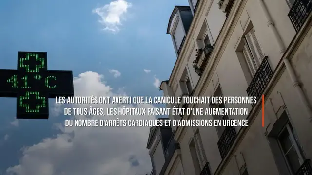 Video thumbnail for Paris restreint la vente d'alcool alors que la vague de chaleur s'intensifie en Europe.