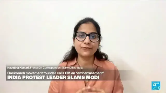 Video thumbnail for India's 'cockroach' leaders vow to keep up election protests