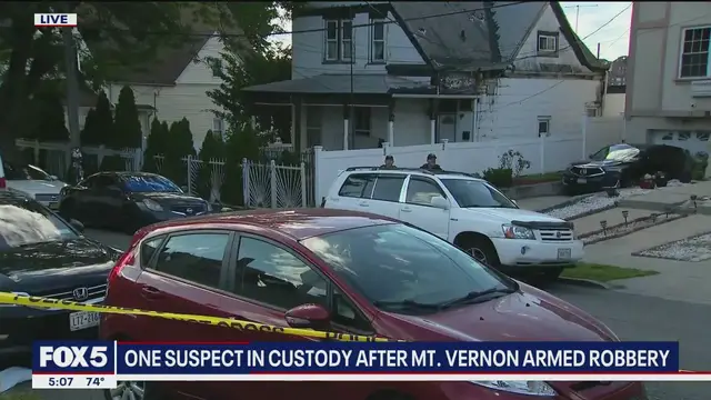 'Video thumbnail for One suspect in custody after Mt. Vernon armed robbery'