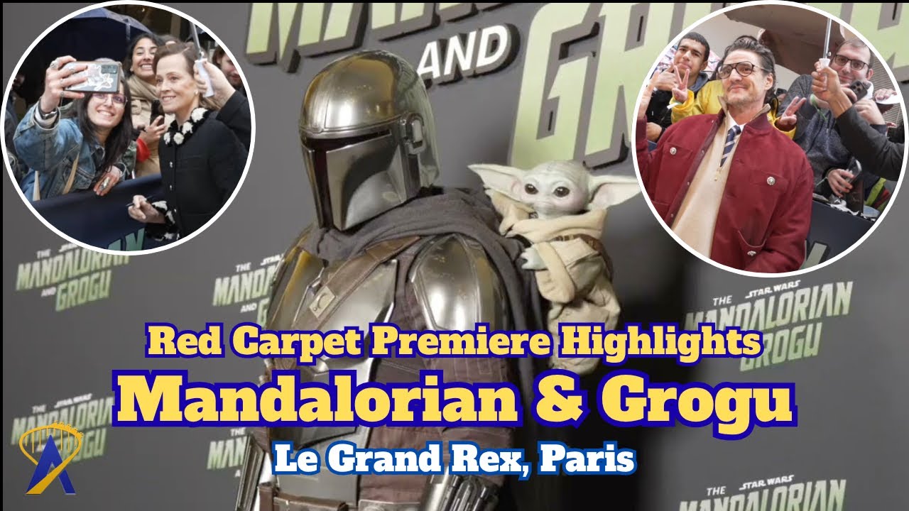 Video thumbnail for Mandalorian and Grogu Red Carpet Premiere from Paris, France