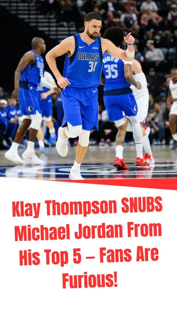 Video thumbnail for Klay Thompson SNUBS Michael Jordan From His Top 5 — Fans Are Furious!
