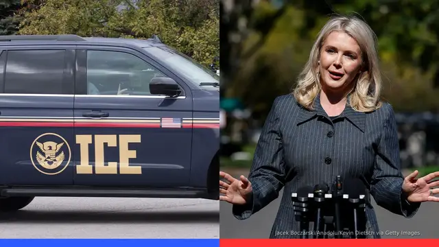 'Video thumbnail for Leavitt calls Democrats ‘terrorists’ and ‘criminals,’ and Trump admin charging immigrants $1k parole'