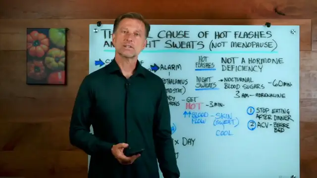 Video thumbnail for The Real Cause of Hot Flashes and Night Sweats (Not Menopause)(720P HD)