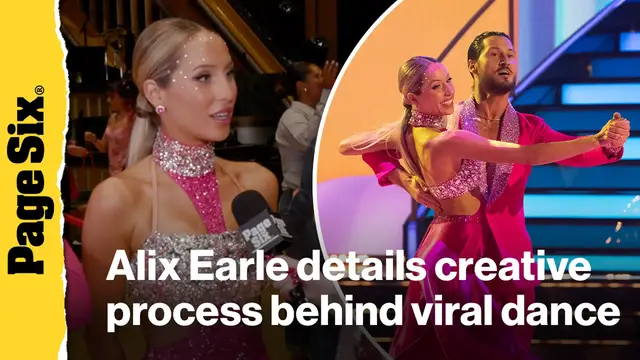 'Video thumbnail for Alix Earle details creative process behind her viral 'TikTok Night' routine on 'DWTS''