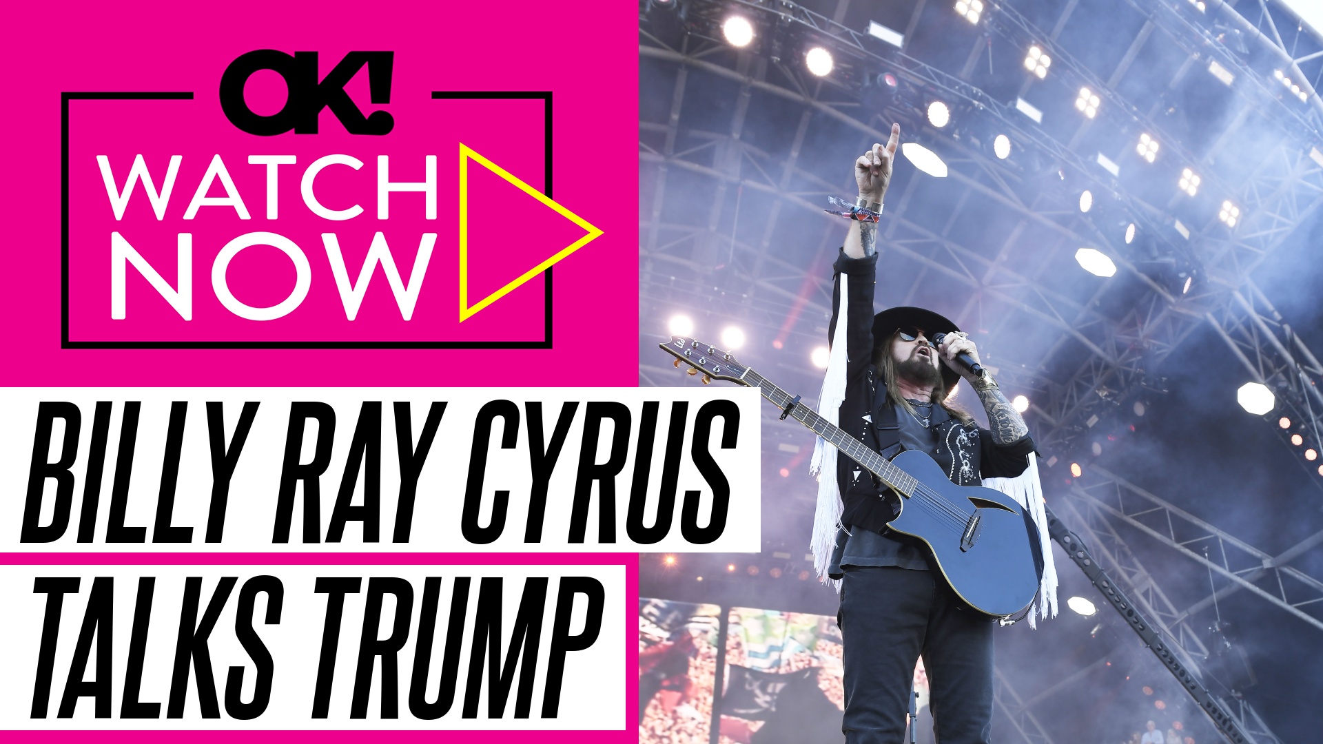 Video thumbnail for Billy Ray Cyrus Declines to Criticize Donald Trump: It's 'a Tough Job'
