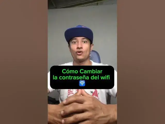 'Video thumbnail for Cómo CAMBIAR la contraseña del WIFI'