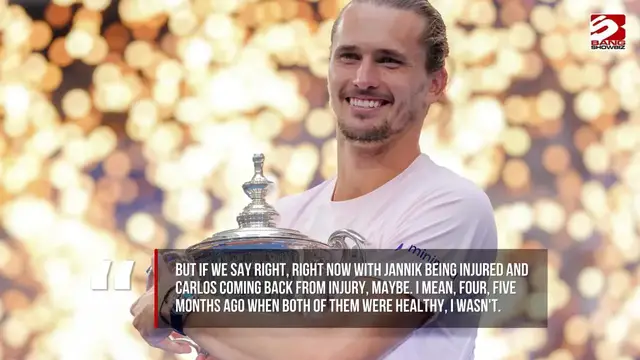 Video thumbnail for US Open champion Alexander Zverev believes he is currently the world’s best men’s tennis player