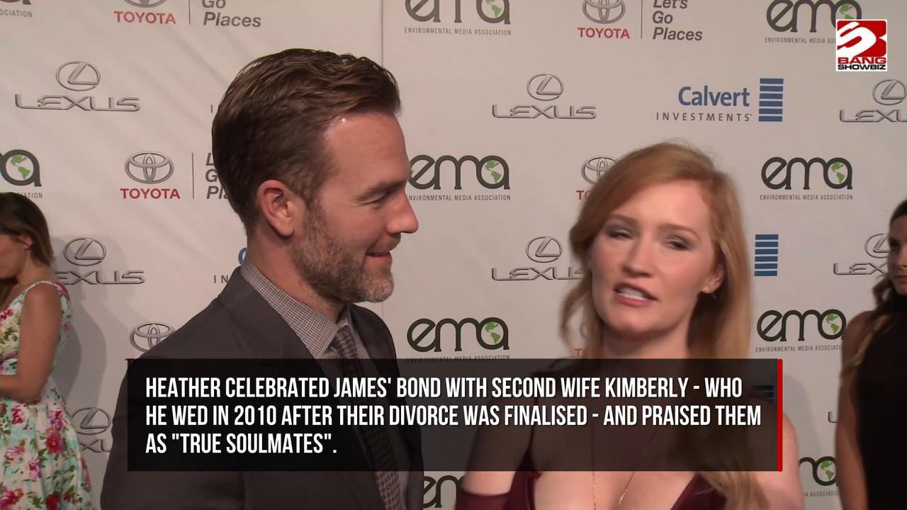 Video thumbnail for James Van Der Beek watched over ex-wife as she remarried last month