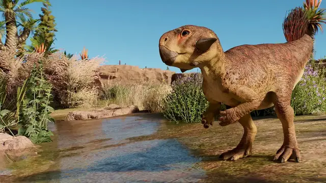 'Video thumbnail for Jurassic World Evolution 3 - Official Psittacosaurus Dinosaur Showcase Trailer'