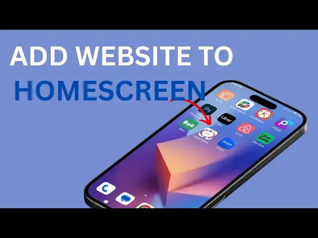 'Video thumbnail for How To Add Any Website To Home Screen Of Your Smartphone'