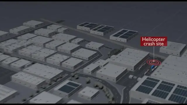 Video thumbnail for US: MOTION GRAPHICS - 3 killed as helicopter crashes while covering bus crash live in Los Angeles.