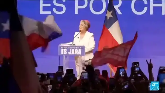 'Video thumbnail for Chile heads to a presidential run-off between Jara and Kast'