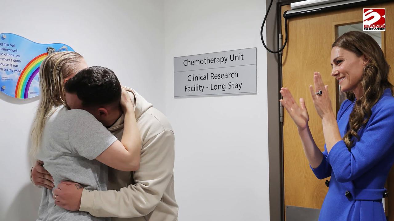 Video thumbnail for Catherine, Princess of Wales, shared an emotional moment with cancer survivor