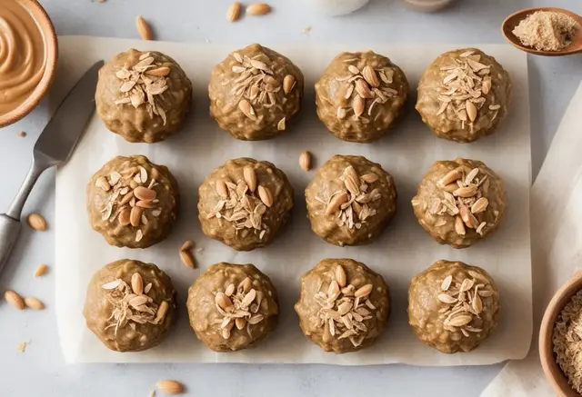 Video thumbnail for 5-Minute Protein Peanut Butter Energy Bites