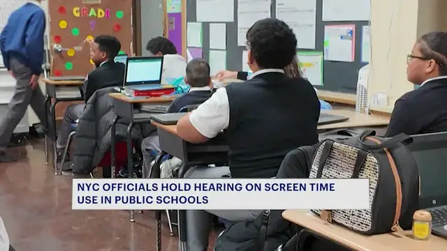 Video thumbnail for Should there be more restrictions when it comes to screen time in New York City public schools?