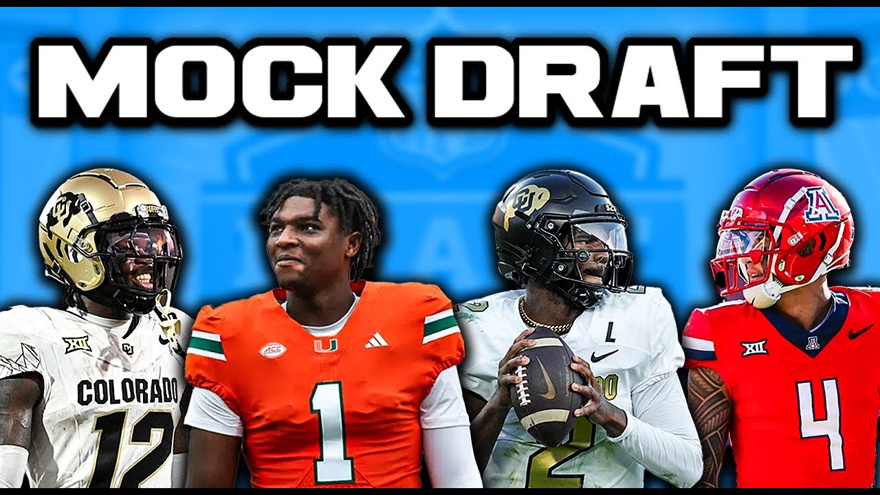 Video thumbnail for FIRST OFFICIAL 2025 NFL MOCK DRAFT