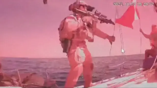 'Video thumbnail for Israeli military intercepts last Gaza Flotilla boat'