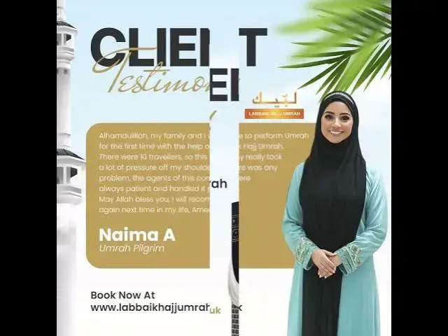 Video thumbnail for Umrah September 2025 | Affordable 3, 4 & 5 Star Packages from £770 | Labbaik Hajj Umrah UK