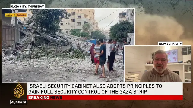 'Video thumbnail for Gaza City occupation plan ‘formalises’ situation that exists on the ground'