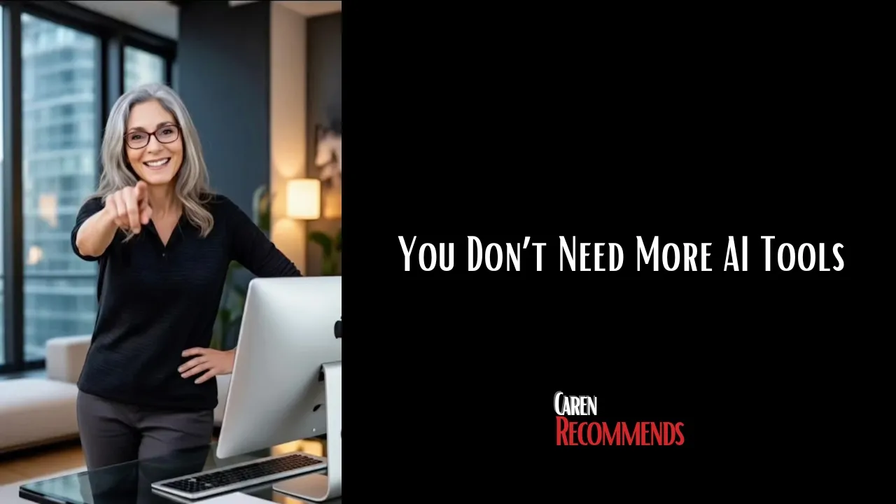 Video thumbnail for You Don’t Need More AI Tools—You Need a Smarter Way to Go from Research to Content