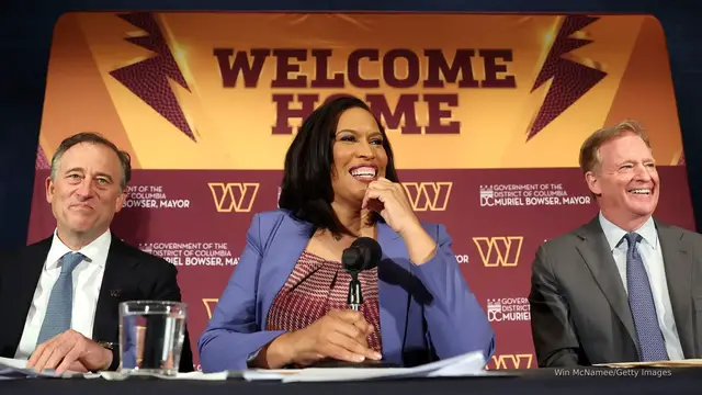 Video thumbnail for Washington Commanders reach $4B deal with DC to build new stadium