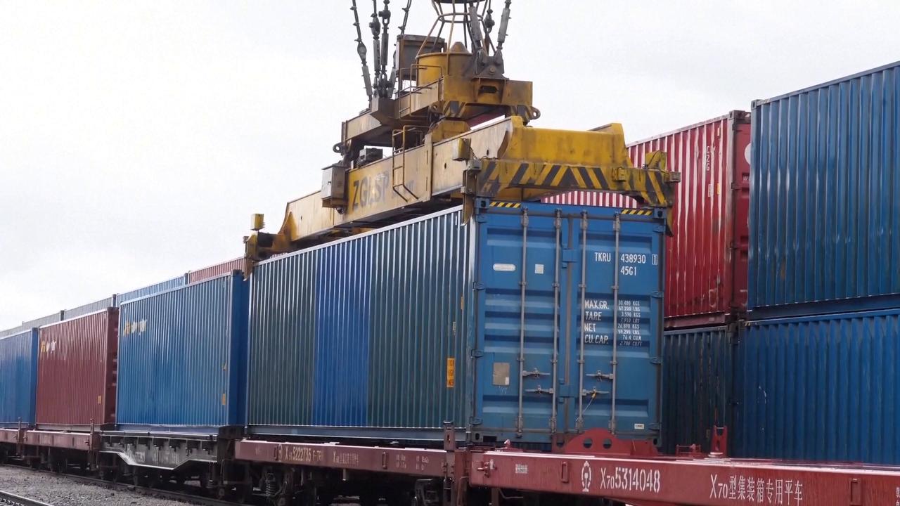 Video thumbnail for China: Eastern corridor of China-Europe Freight Train service witnesses over 3,000 trips in 2026.