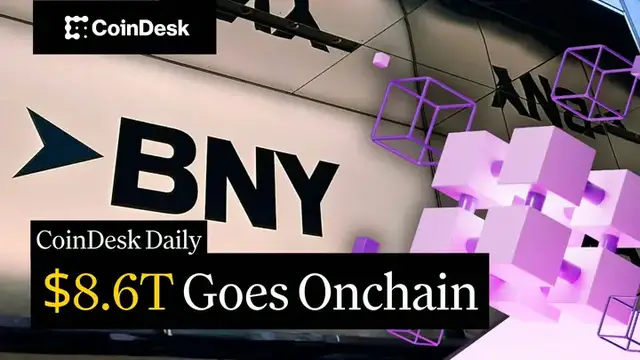 Video thumbnail for BNY moves $8.6T fund business onchain