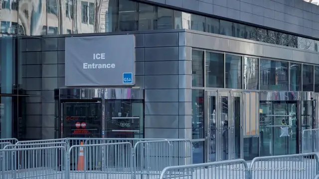 Video thumbnail for Envelopes with white powder prompt ICE, FBI, DHS office evacuations in NY