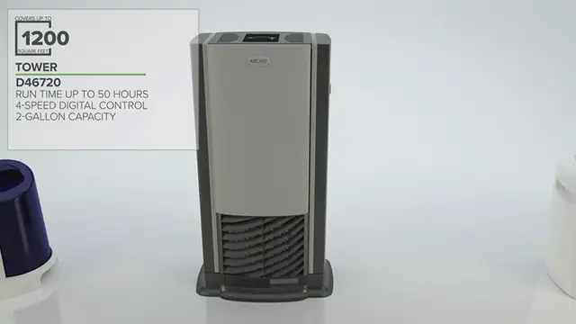 Video thumbnail for AIRCARE Space Saver Large Evaporative Whole House Commercial 6 Gallon Humidifier