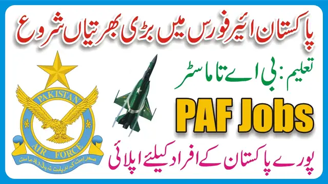 'Video thumbnail for PAF Jobs 2023 Online Apply - Pak Air Force Jobs 2023 - How to Apply Pakistan Air Force Jobs 2023'