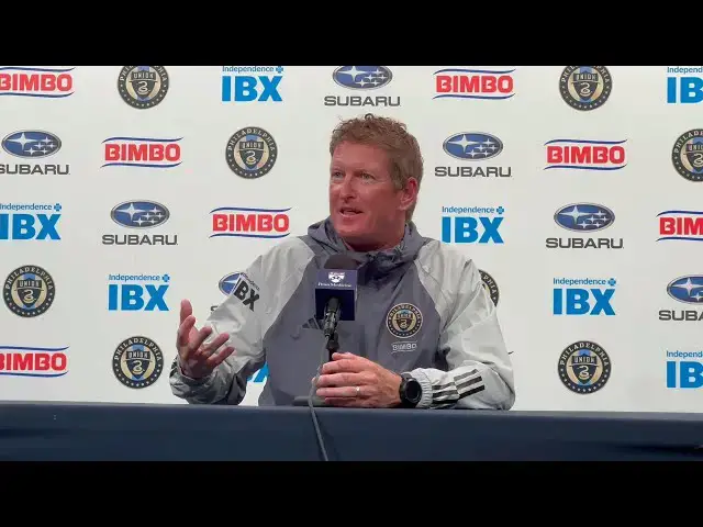 Video thumbnail for Philadelphia Union head coach Jim Curtin meets with the media July 17th, 2024