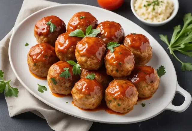 Video thumbnail for Savory Chicken Meatballs