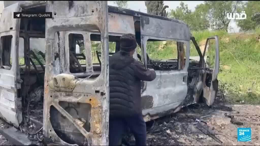 Video thumbnail for New spat of settler violence in West Bank, leaving 10 Palestinians injured