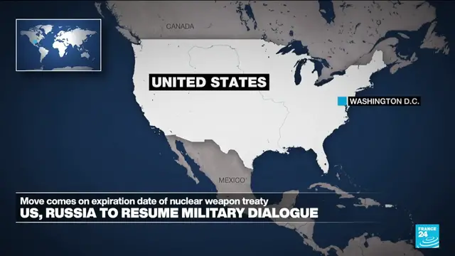 Video thumbnail for US and Russia agree to reestablish military dialogue after Ukraine talks
